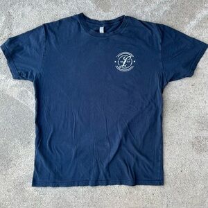 Jacob Leinenkugel Classic Navy Blue Logo Tee